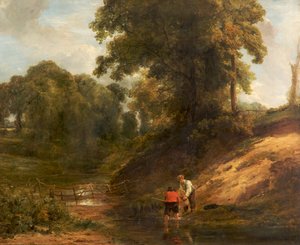 Drenge, der fisker, 1824